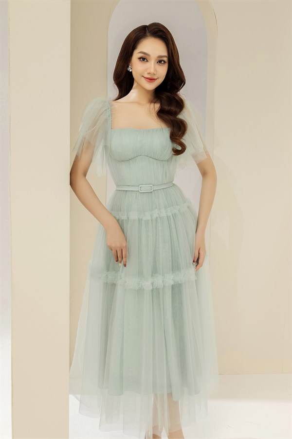 Viana Dress - Mint Green